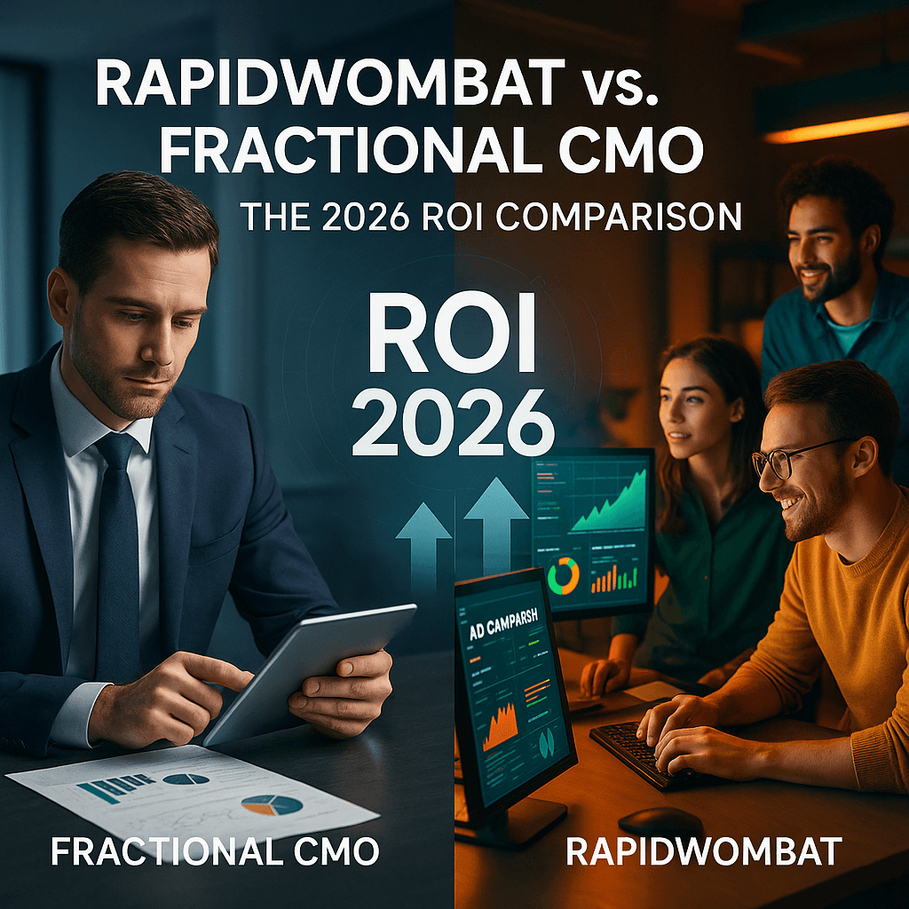 RapidWombat vs. Fractional CMO: The 2026 ROI Comparison