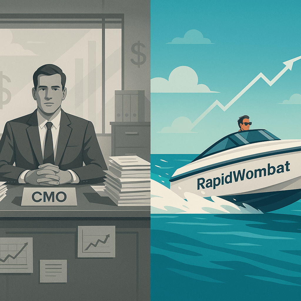RapidWombat vs. Hiring: The Hidden Costs of a Human CMO