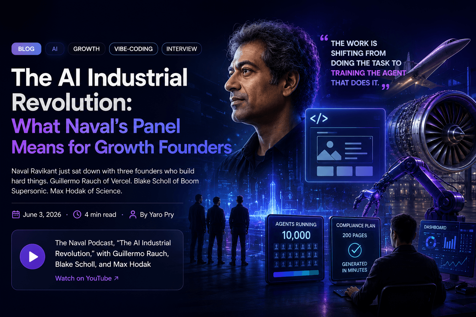 The AI Industrial Revolution: What Naval's Panel Means for Growth Founders