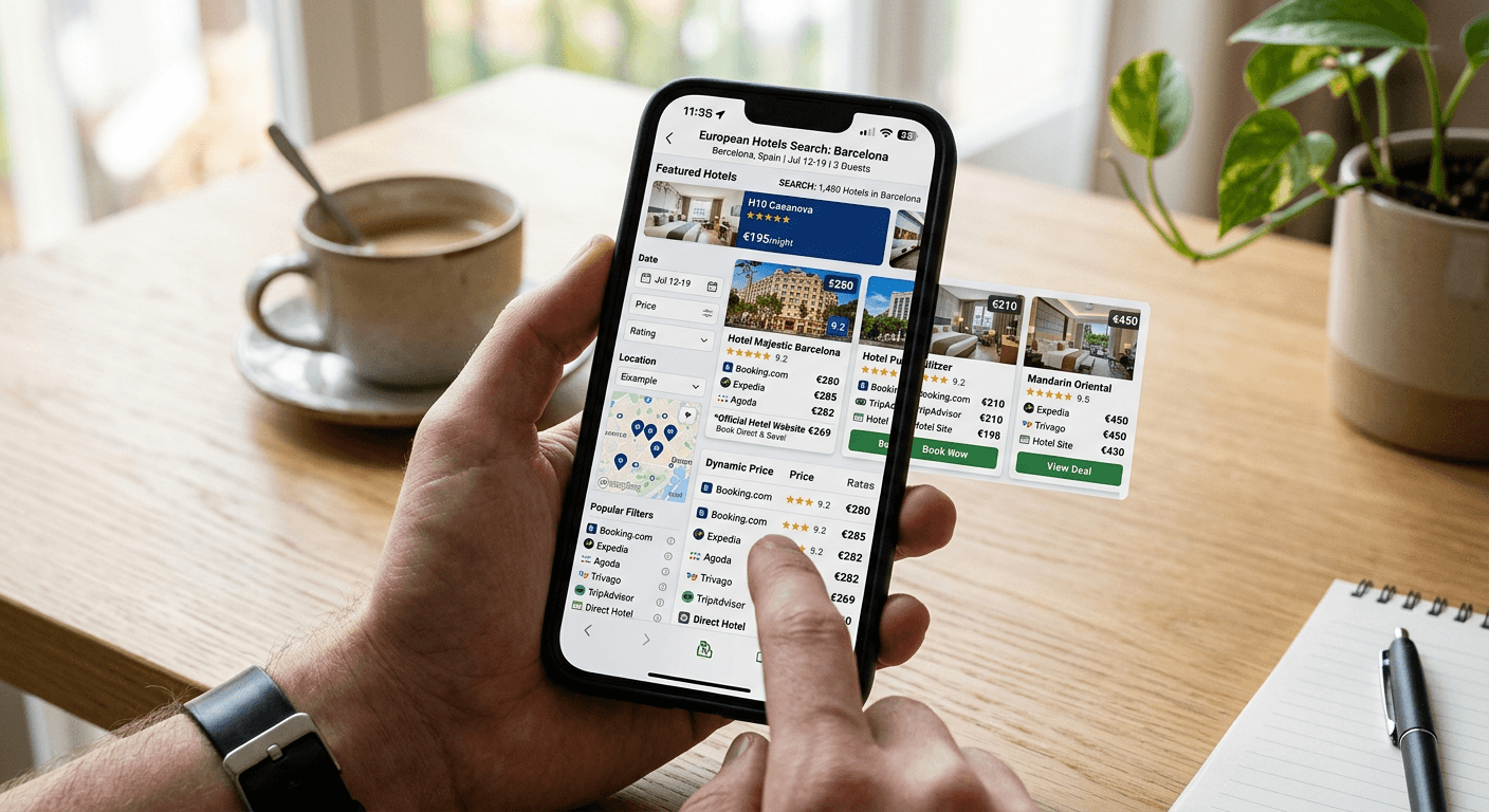 Google Redesigns EU Hotel Search Results to Align with Digital Markets Act