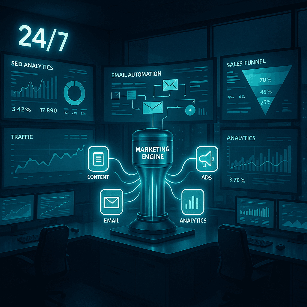 Building a 24/7 Marketing Machine with RapidWombat.com